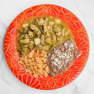 Carne en Chile Verde / Meat in Green Chili
